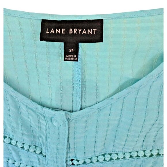 Lane Bryant No Peek Blouse Size 24 - Picture 3 of 7